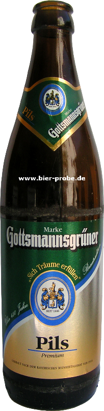 Bier : Gottsmannsgrüner : Pils