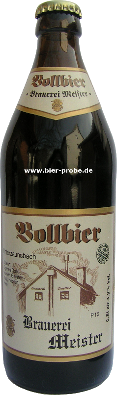 Bier : Brauerei Meister Vollbier