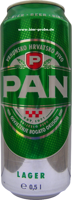 Bier : PAN Lager
