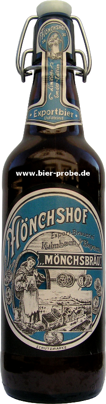 Bier : Mönchshof Exportbier Unfiltriert