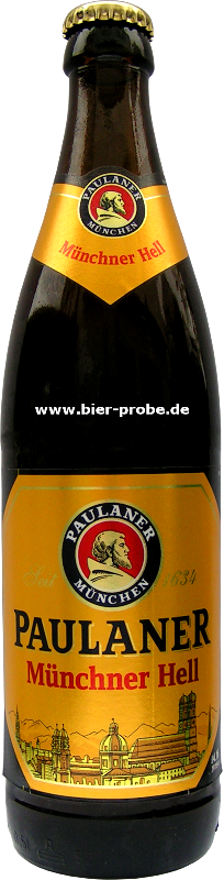 Bier : Paulaner Münchner Hell