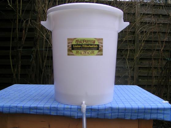 Bier Brauen : Technik : Läuterbottich : Brau Partner Filterfix 75 Liter